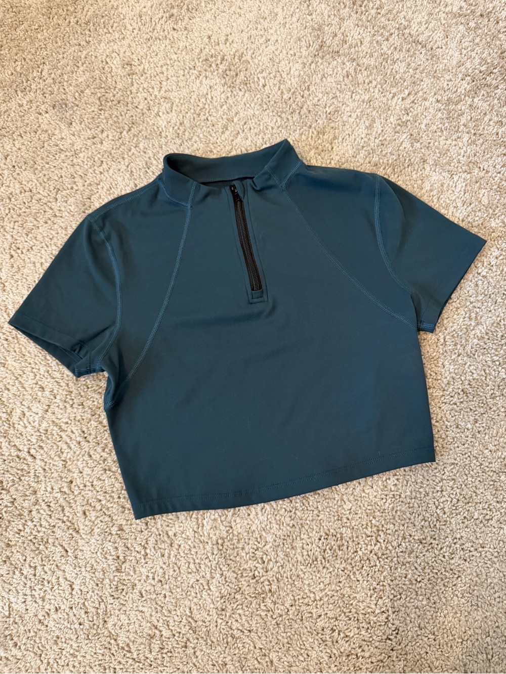 Kamo Fitness Zip-Front Crop, Medium